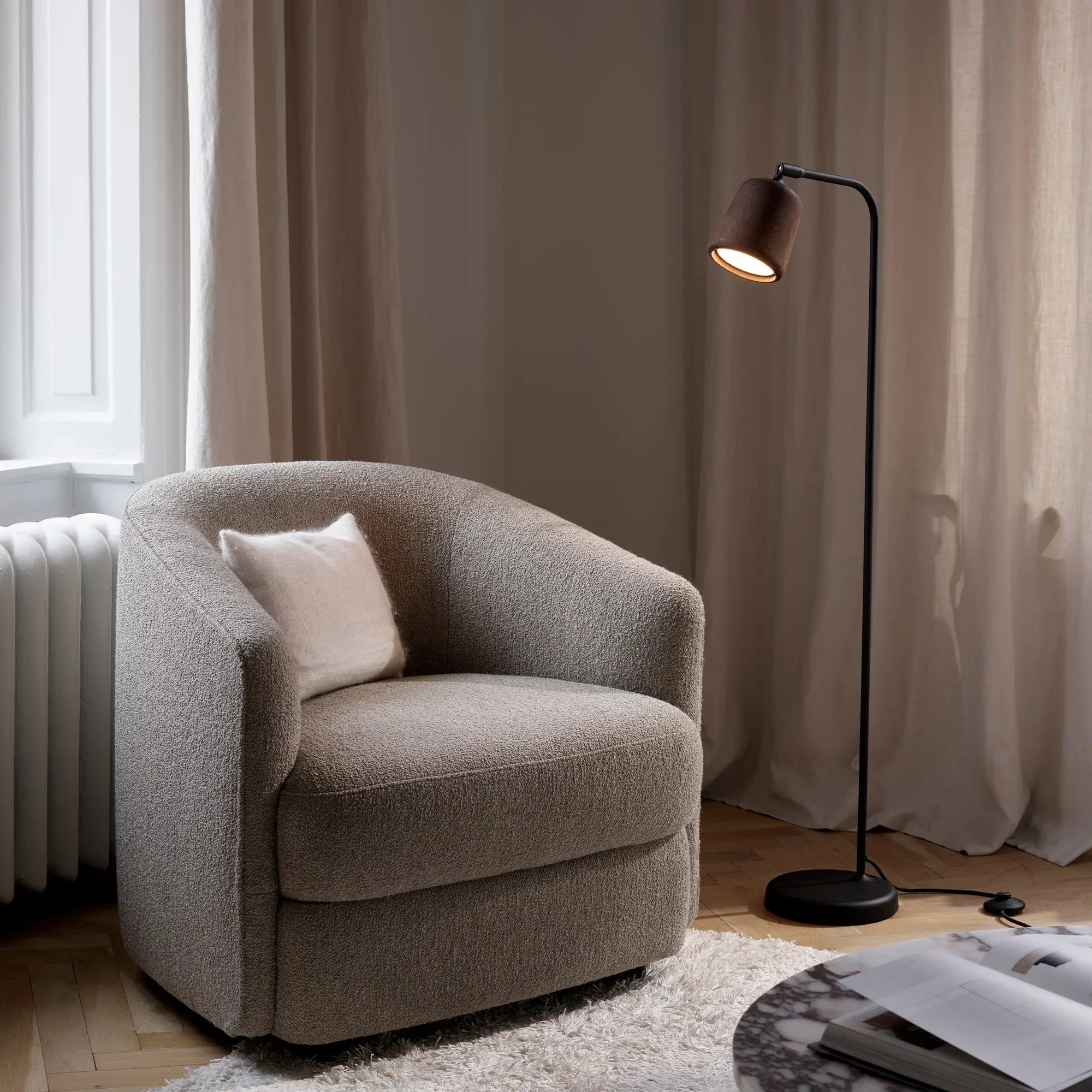 Material Floor Lamp