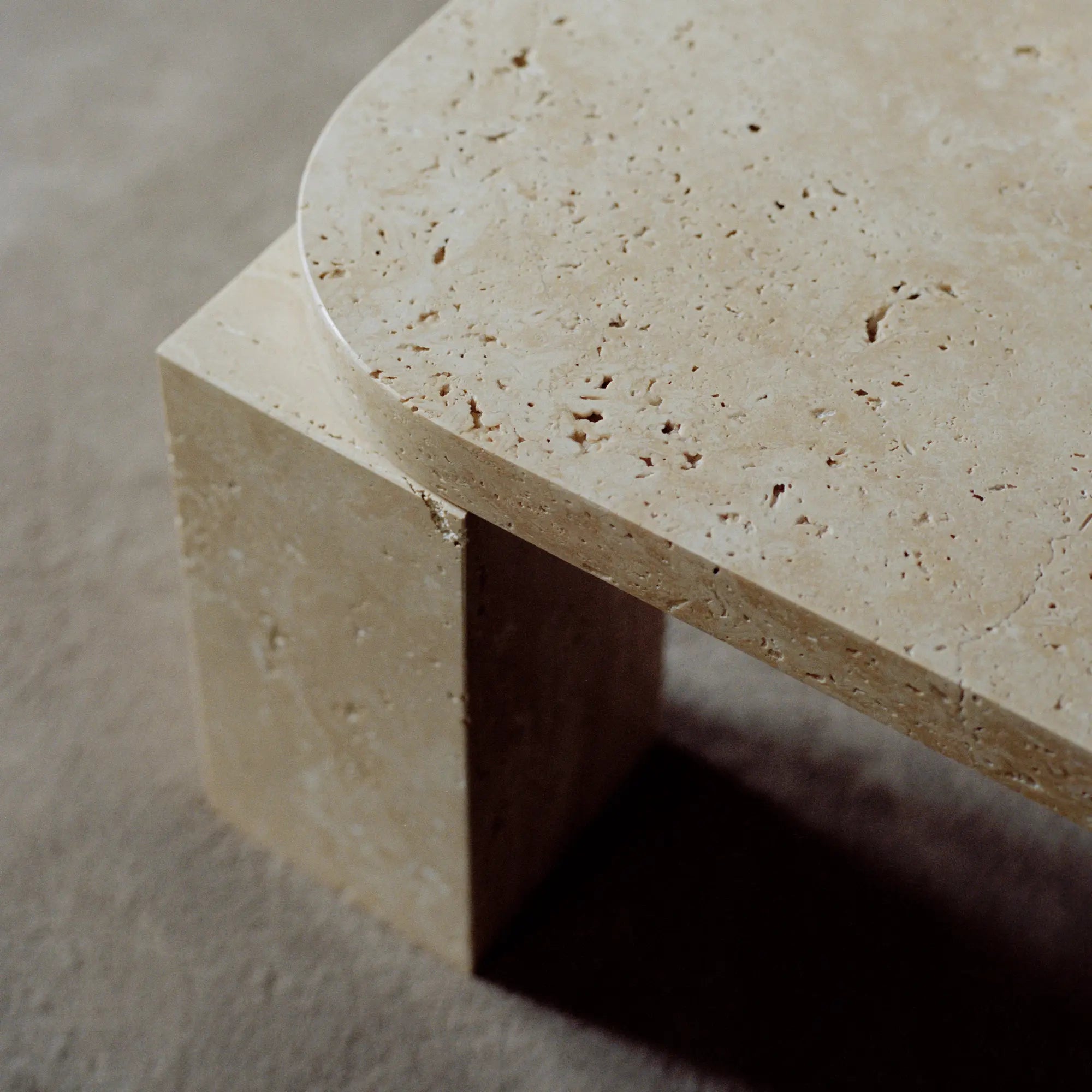 Atlas Coffee Table 60x60 - Travertine