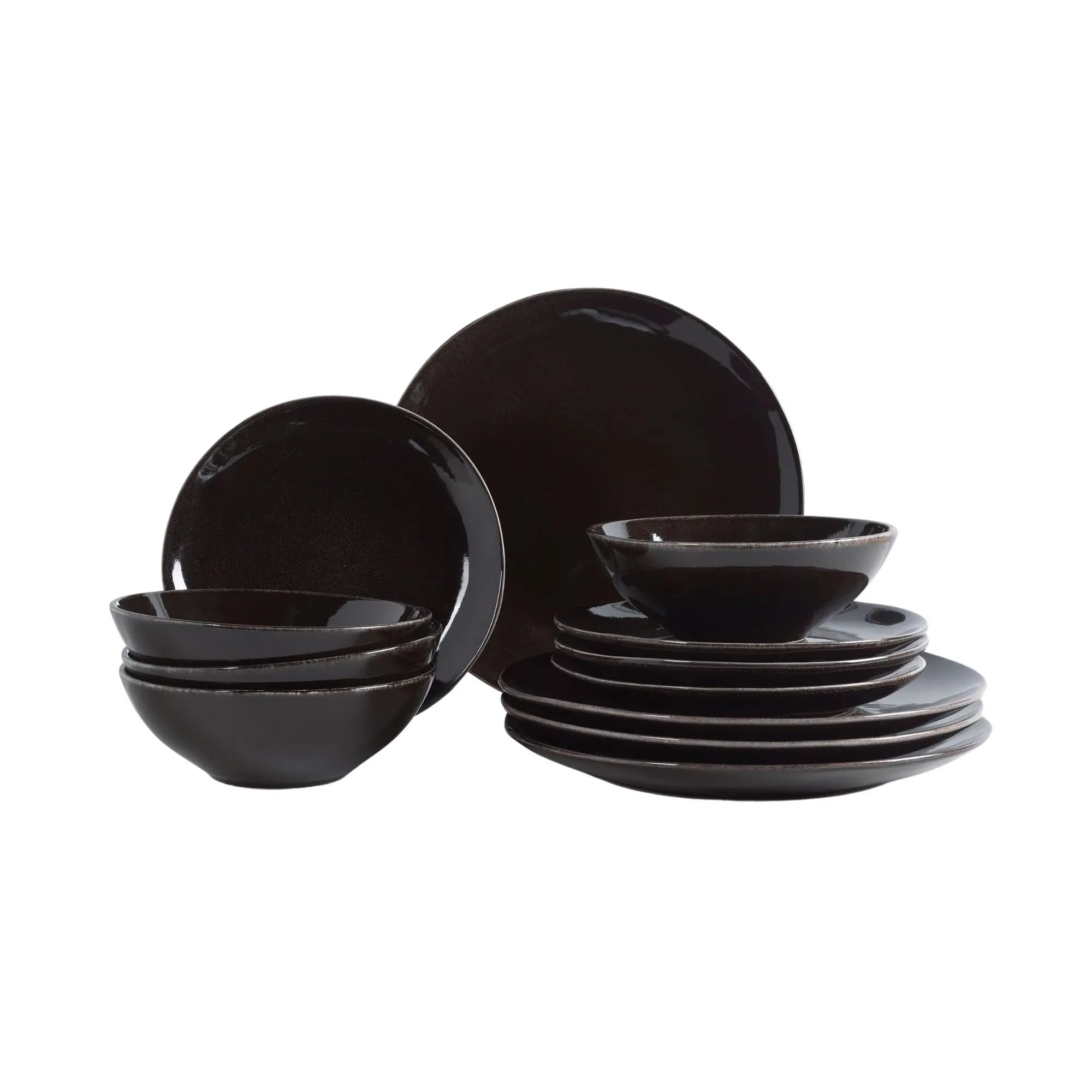 Nordic Coal Dinner Set for 4