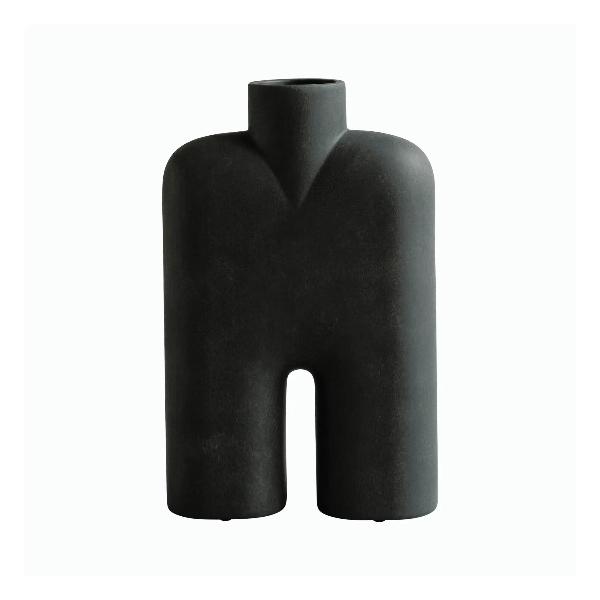 Tall Cobra Vase - Hexa, a sleek and modern ceramic vase with hexagonal patterns and a unique, cobra-inspired shape perfect for displaying long-stemmed flowers