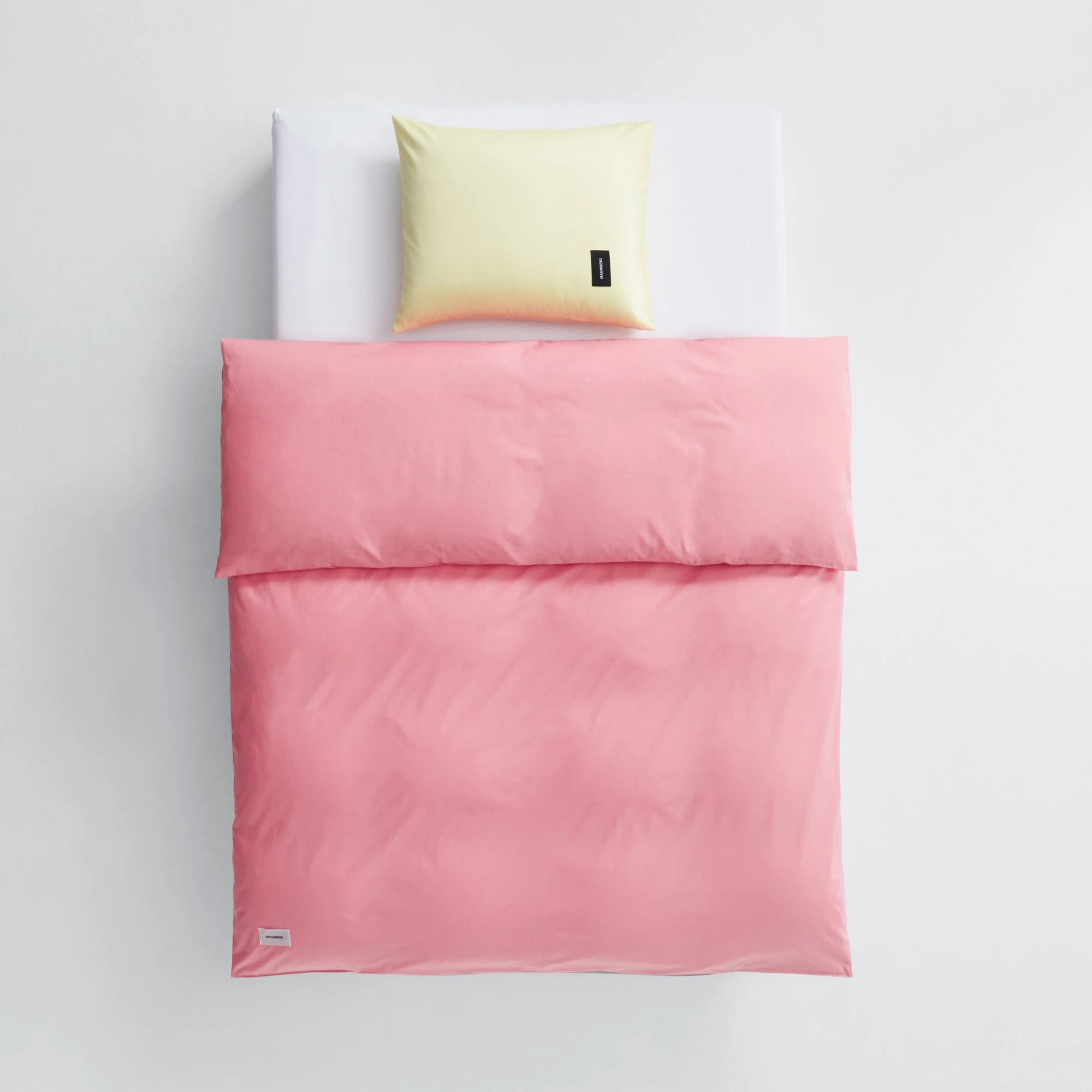 Pure Poplin Duvet Cover - Coral Pink