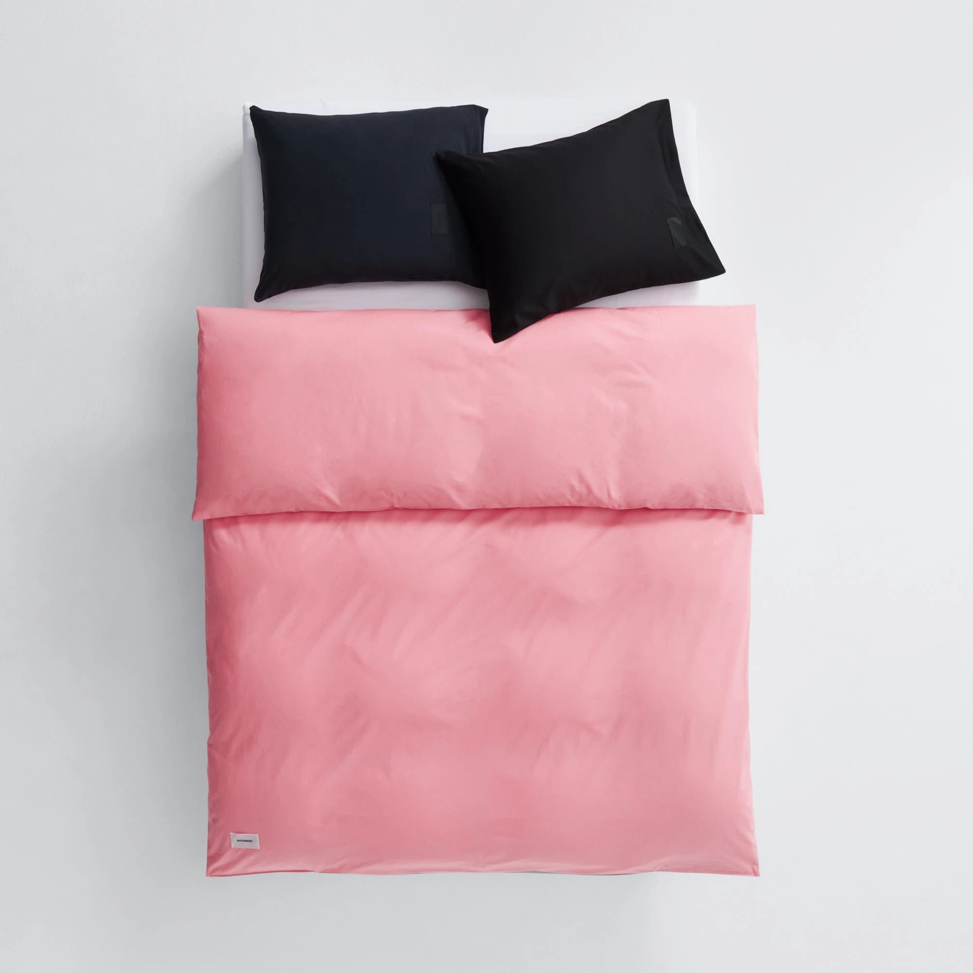 Pure Poplin Duvet Cover - Coral Pink