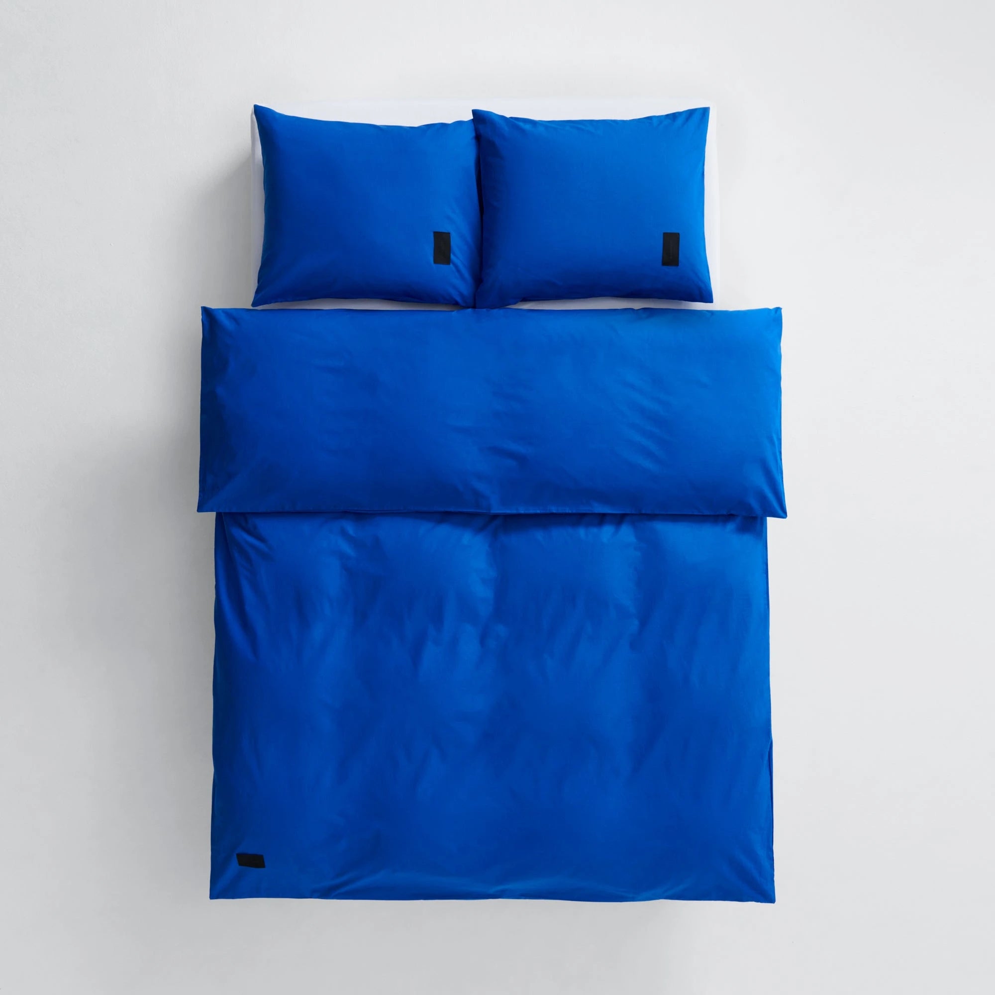 Pure Poplin Duvet Cover - Italian Blue