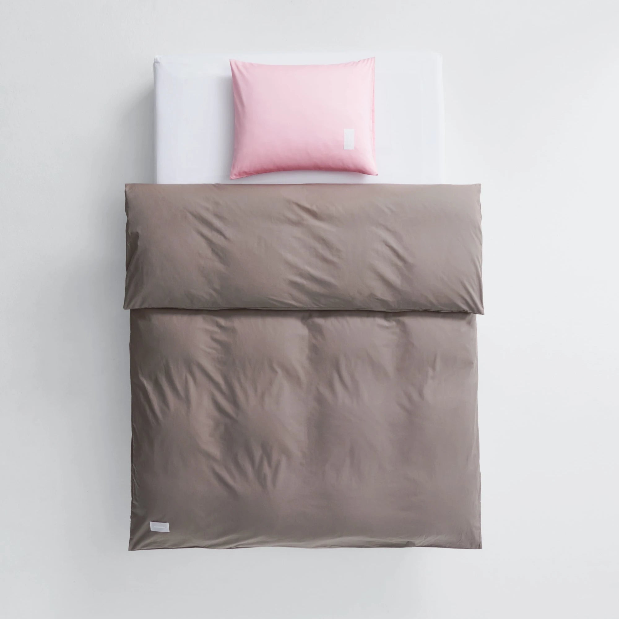 Pure Poplin Duvet Cover - Mud