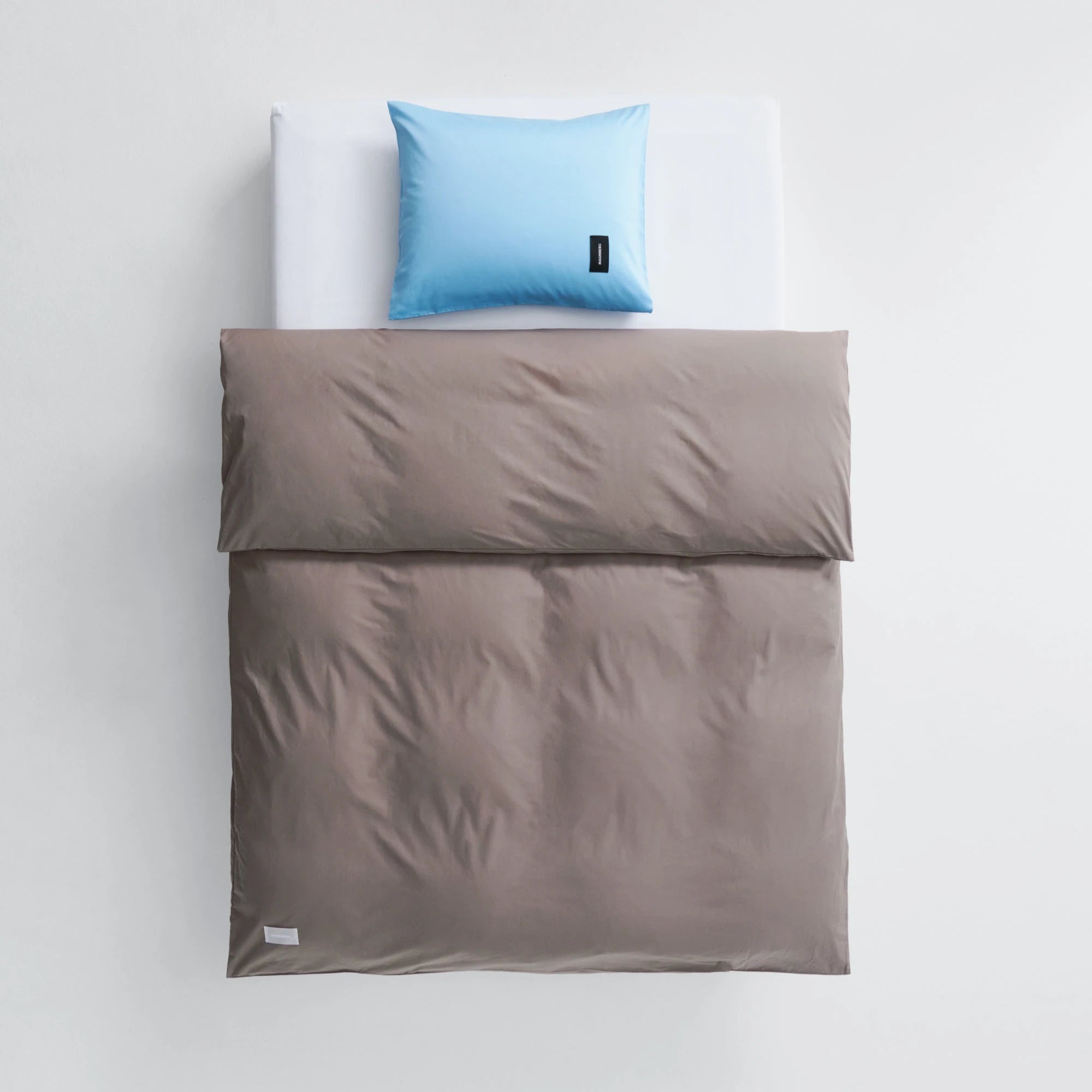 Pure Poplin Duvet Cover - Mud