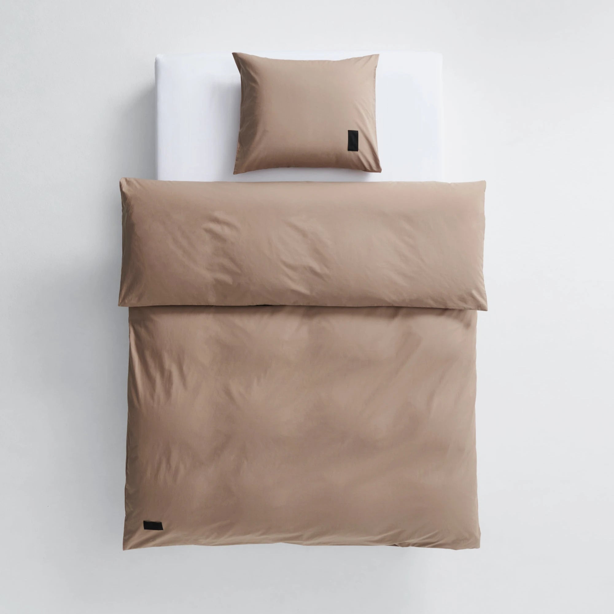 Pure Poplin Duvet Cover - Sand