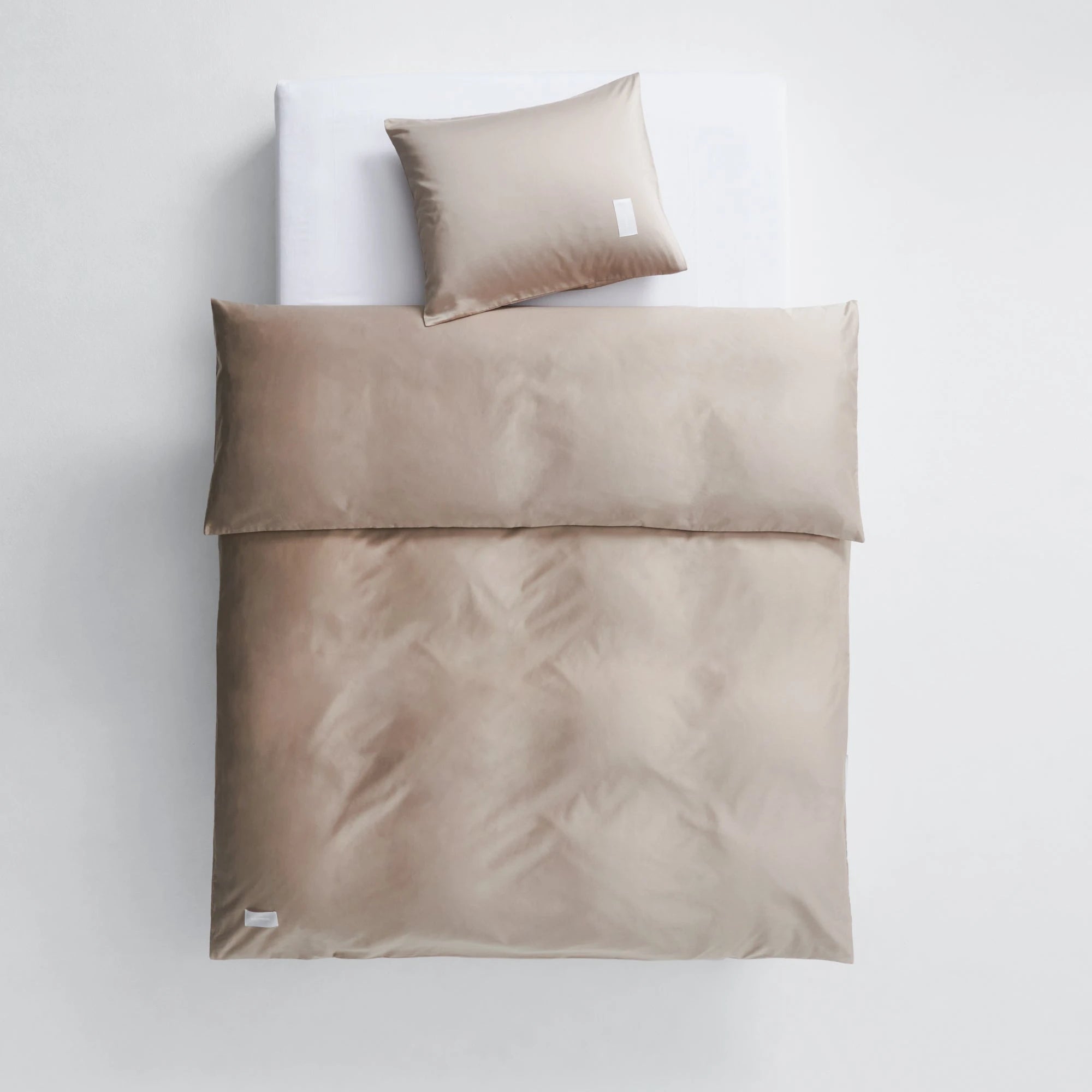 Pure Sateen Pillow Case - Clay