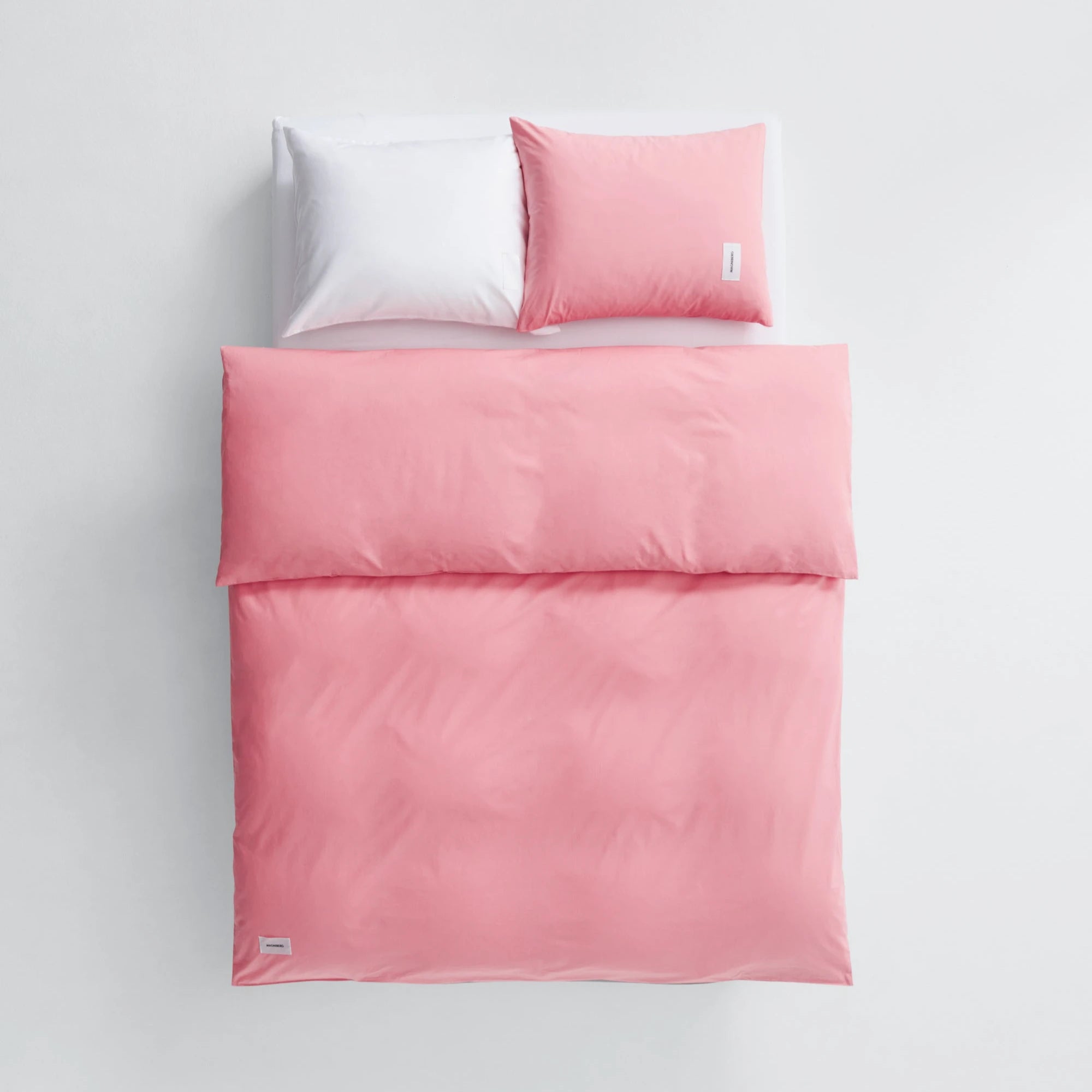 Pure Poplin Pillow Case - Coral Pink