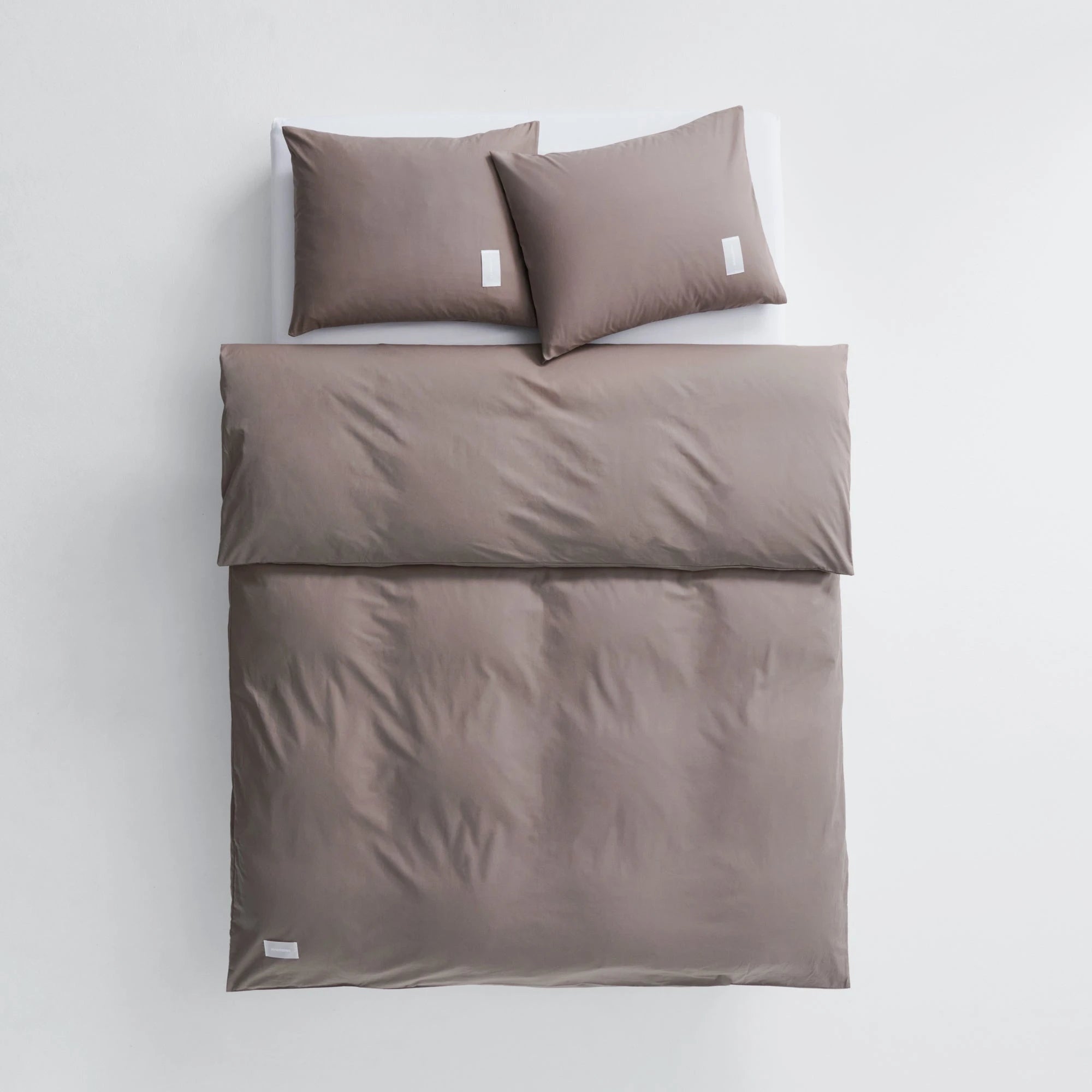 Pure Poplin Pillow Case - Mud