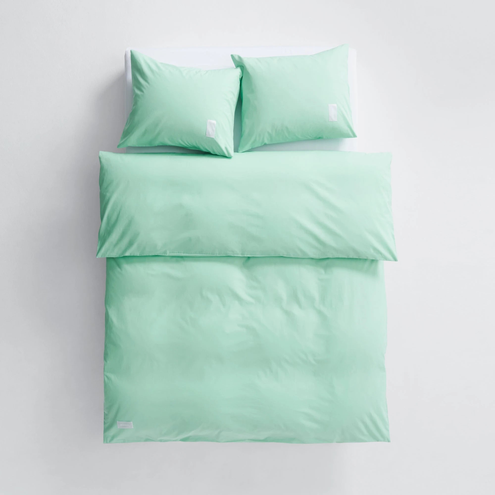 Pure Poplin Pillow Case - Pale Green