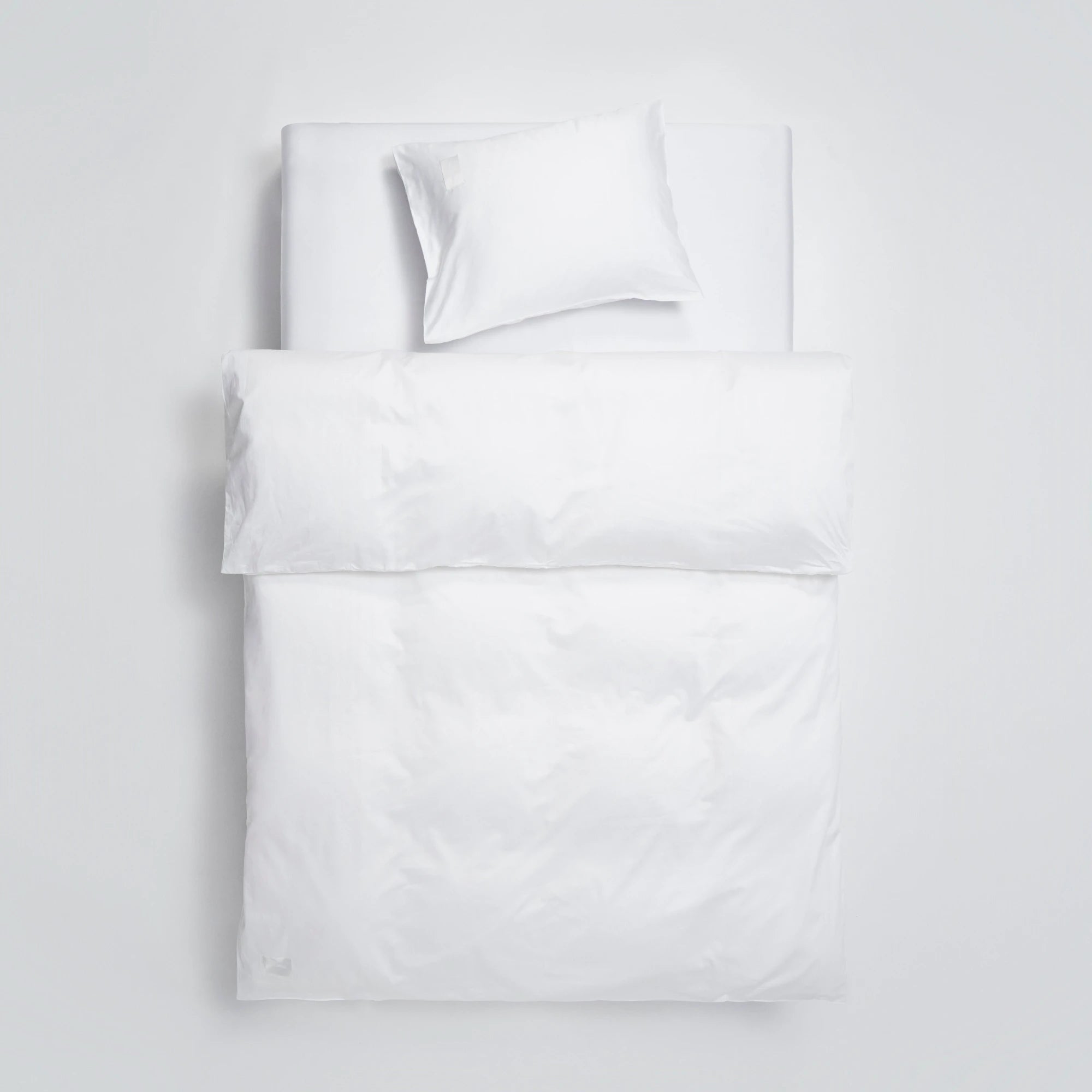 Pure Sateen Pillow Case - White