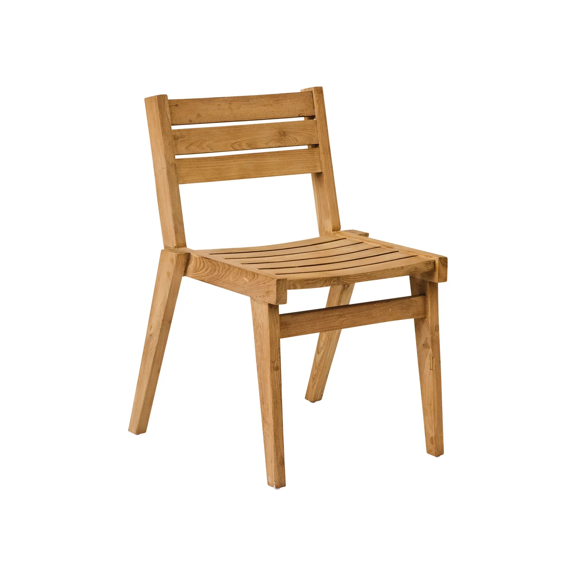 Outdoor Recycled Teak Dining Chair - Set of 2