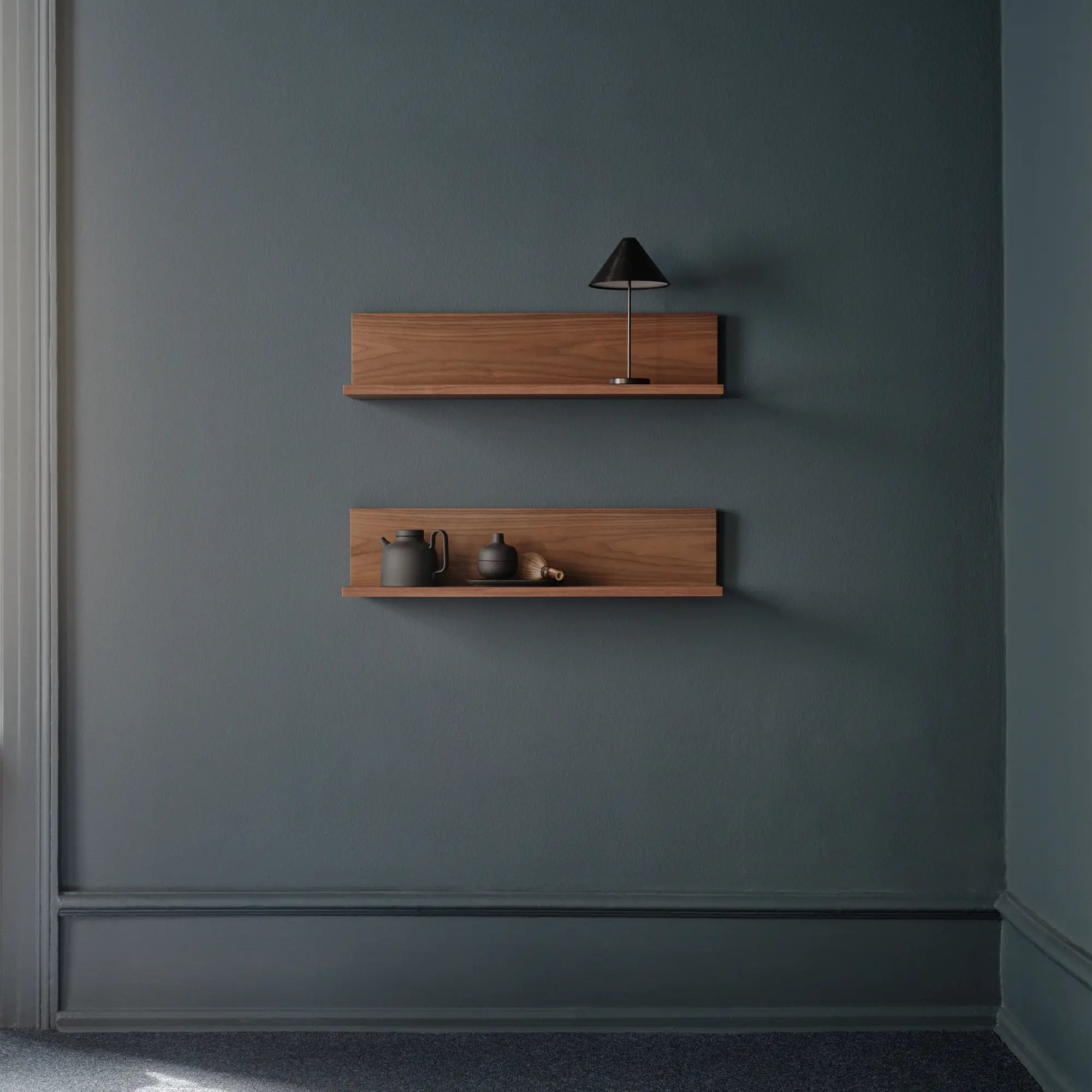 Tana Wall Shelf made of high-quality wood with a sleek and elegant design