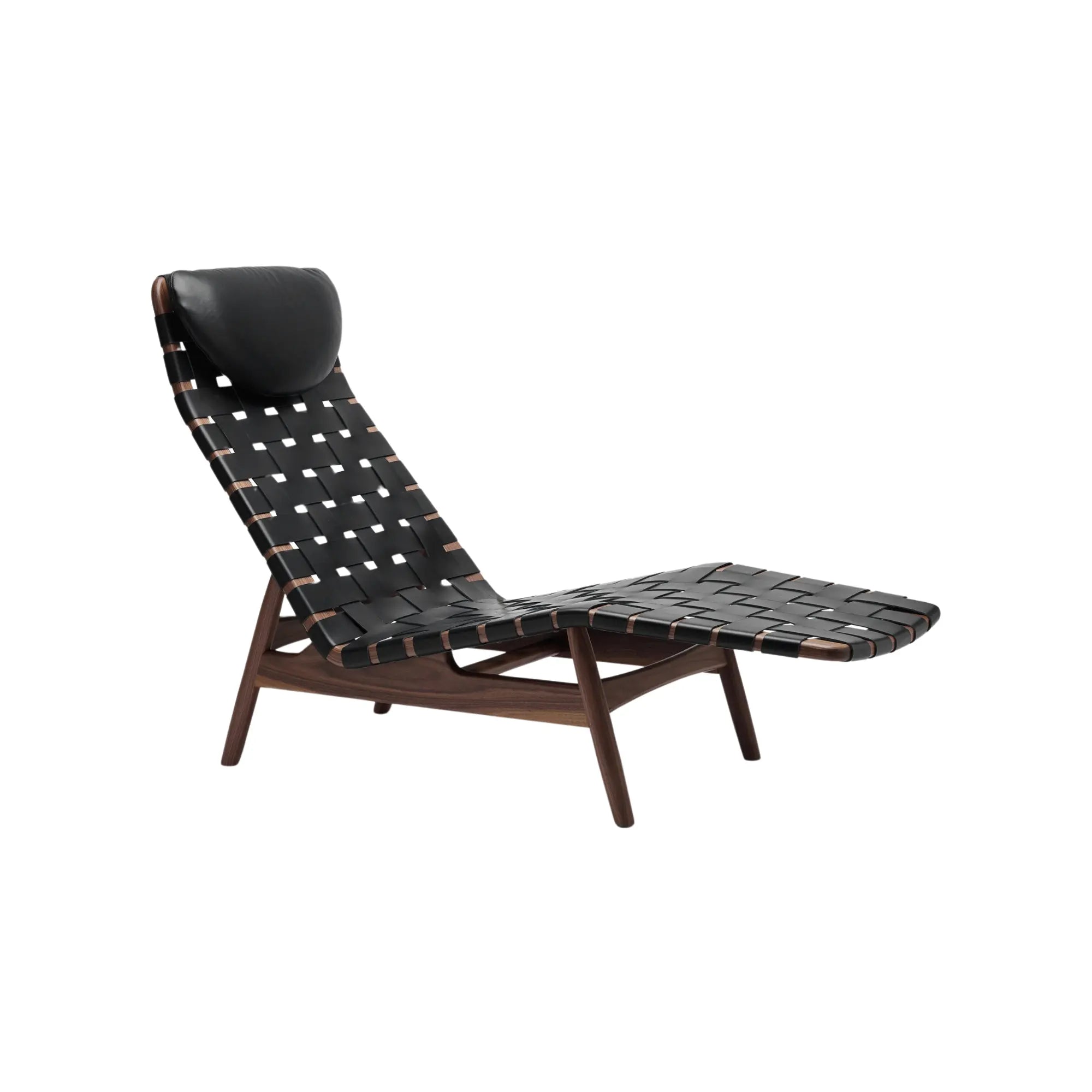 Elegant and modern chaise longue with comfortable cushioning and sleek design