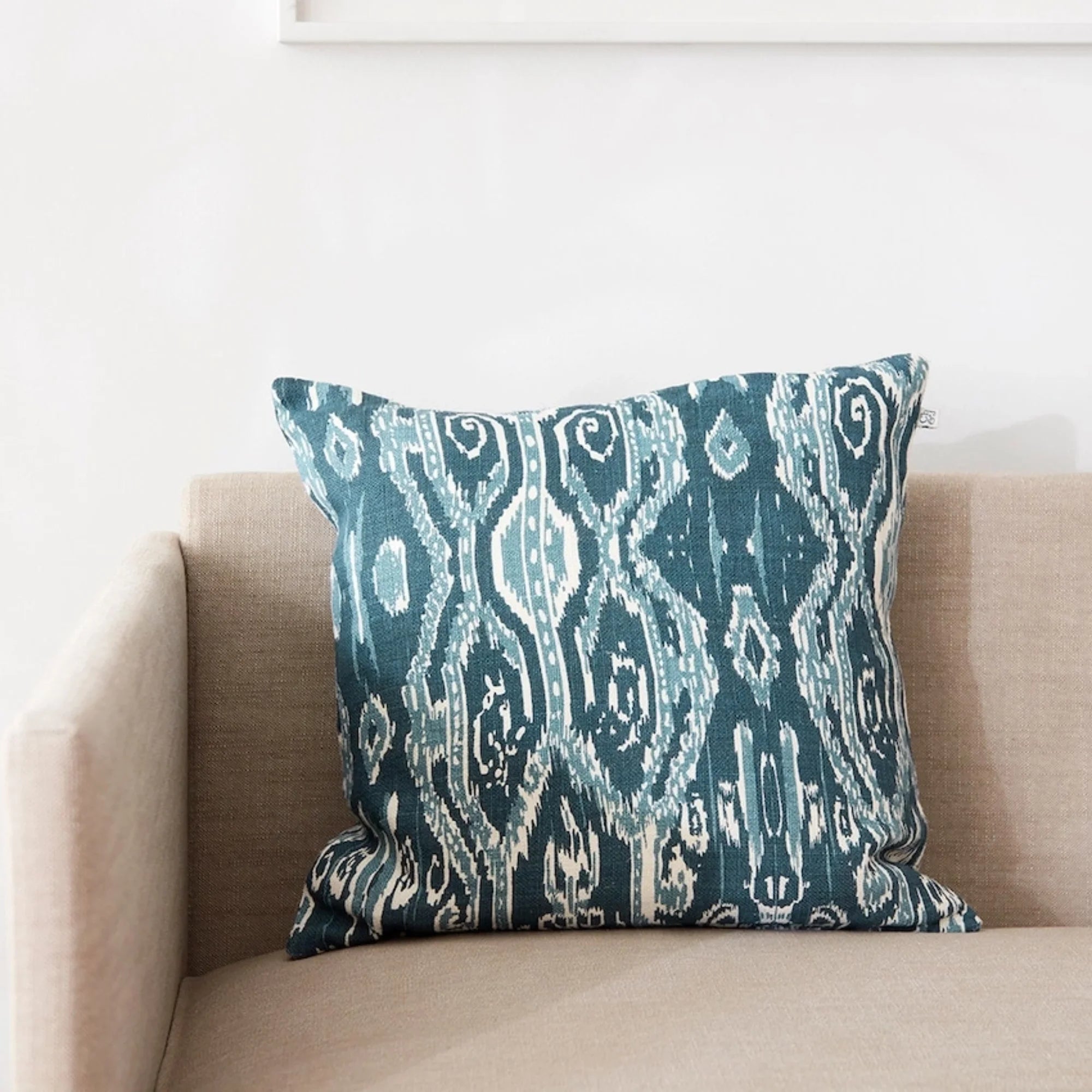 Ikat Madras Cushion