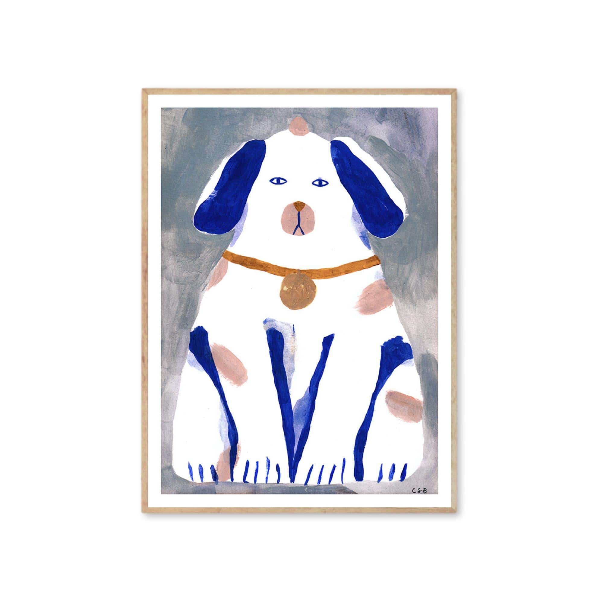 That Cool Living Clara Selina Bach Guardian Dog Art Print