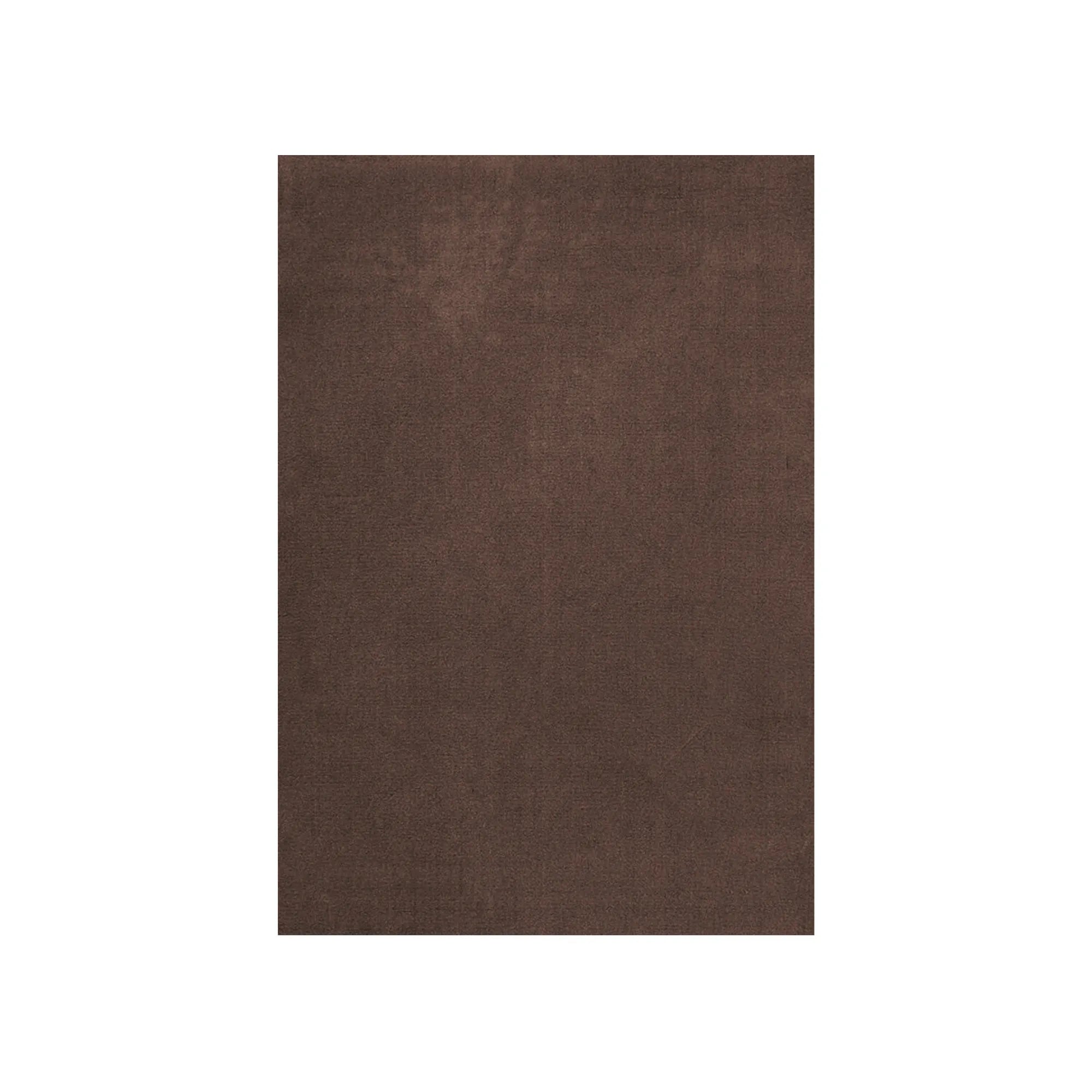 Classic Solid Wool Rug - Chicory Coffee