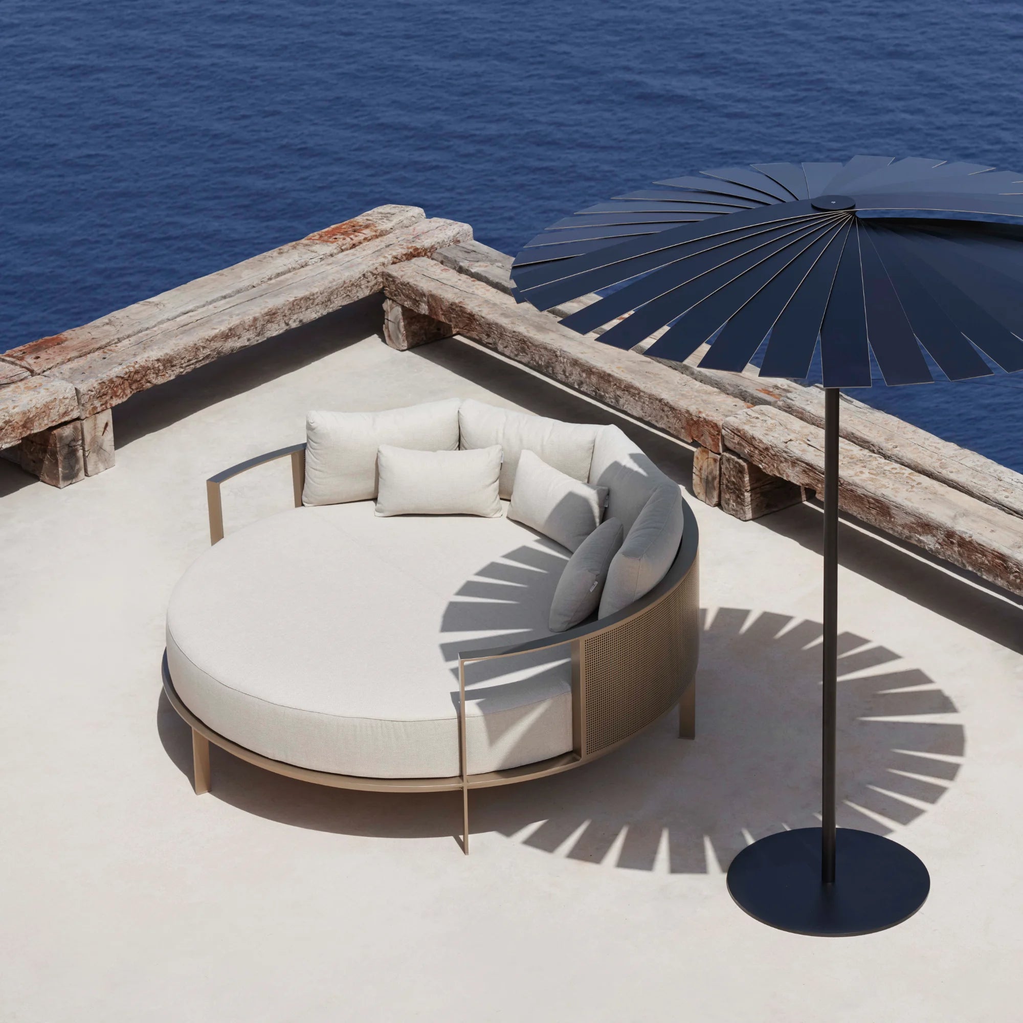 Ensombra Folding Parasol with Table