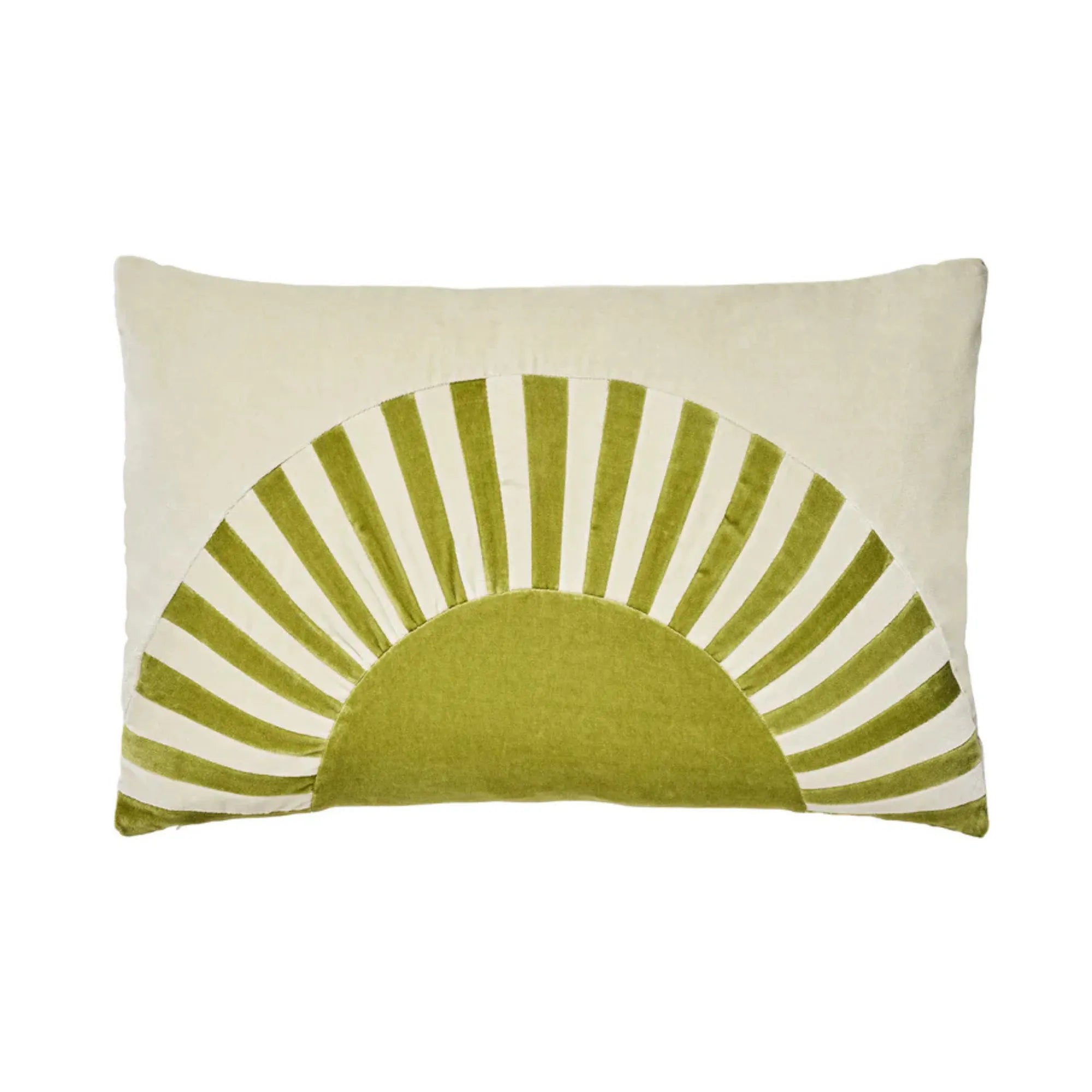 Plush and comfortable Hailey Cushion in a neutral beige color