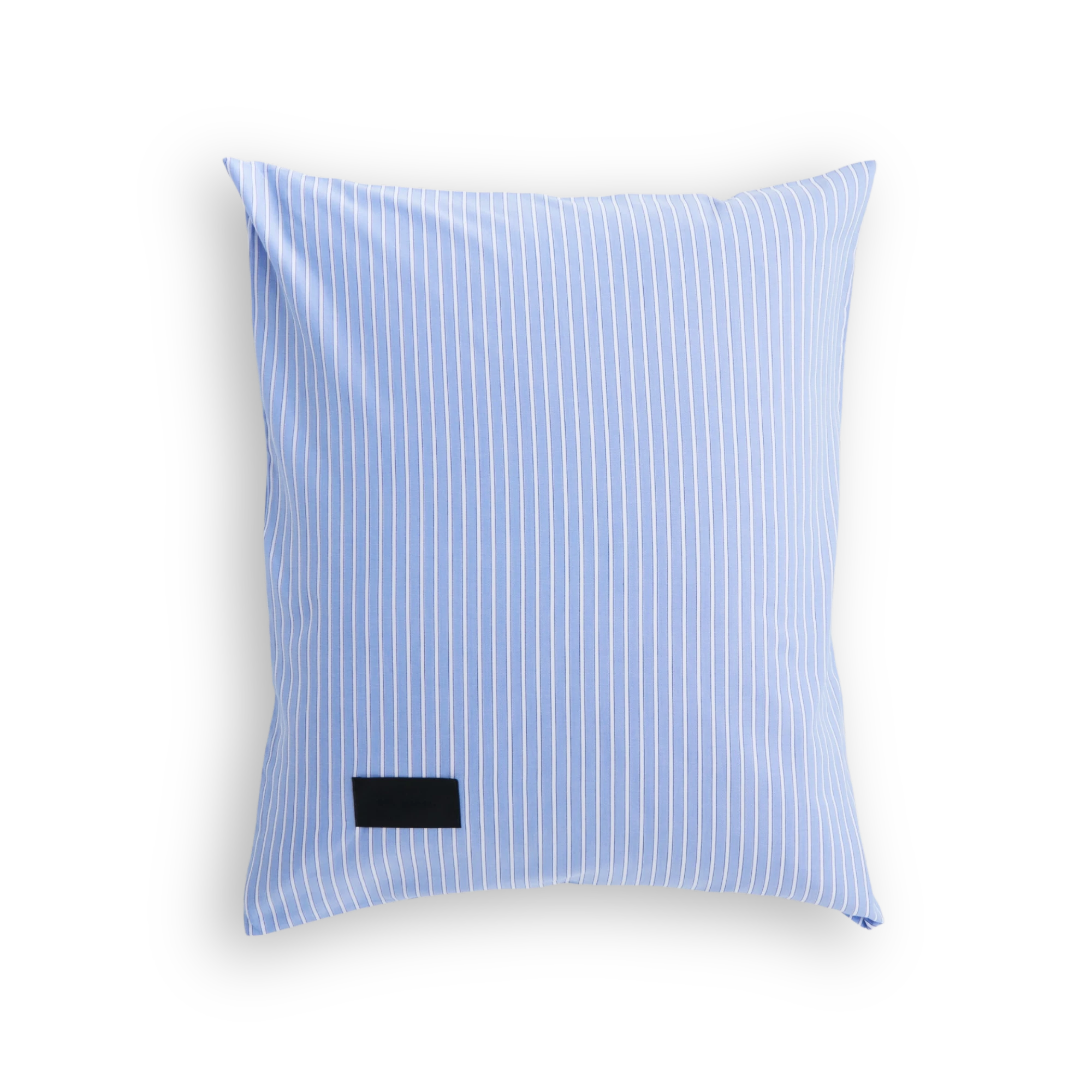 Wall Street Pillow Case - Stripe Light Blue Oxford