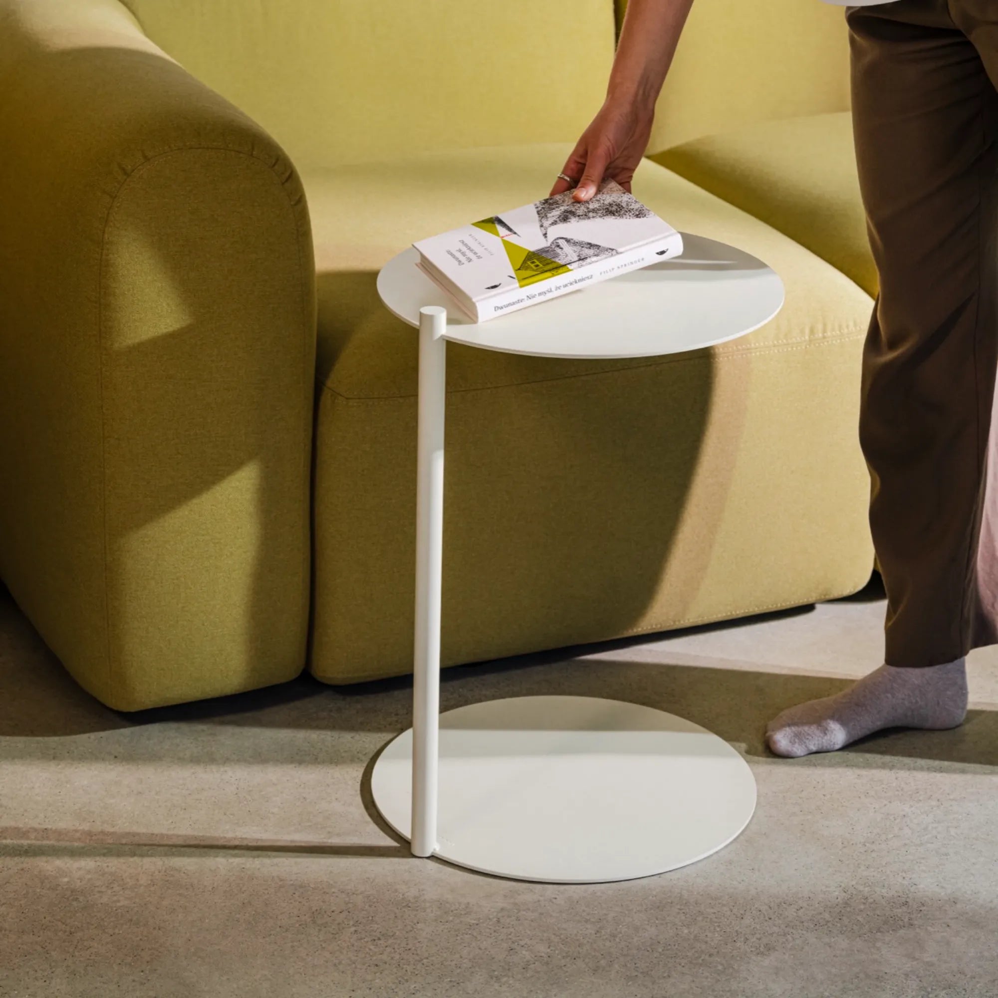 Ande Side Table in natural wood finish with modern design and clean lines