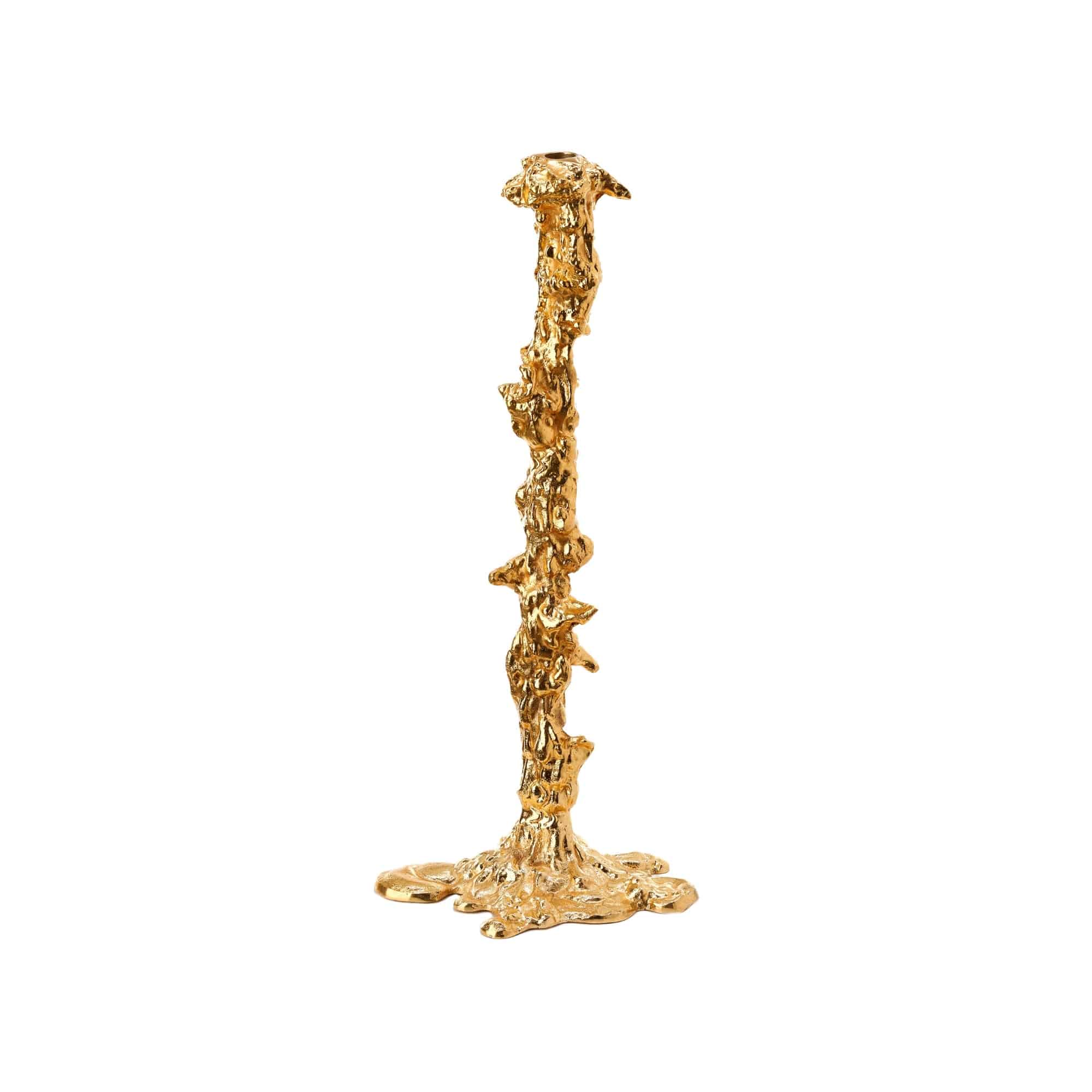 Drip Candle Holder - Gold - THAT COOL LIVING