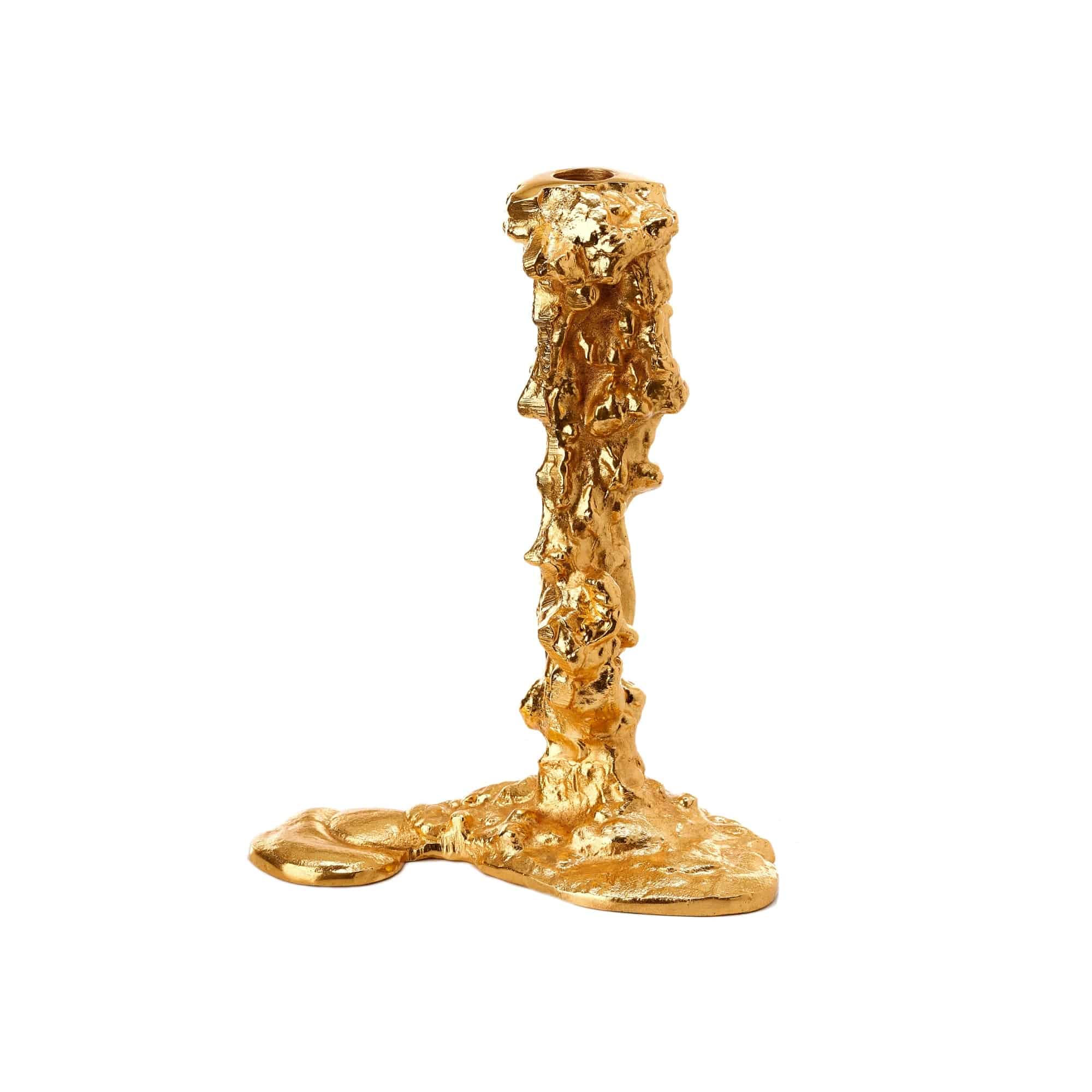 Drip Candle Holder - Gold - THAT COOL LIVING