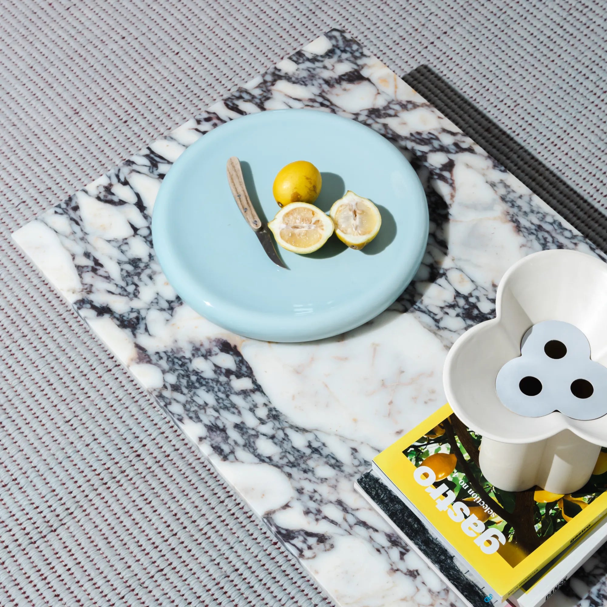 Farmhouse Coffee Table with X-Shaped Base and Distressed White Finish