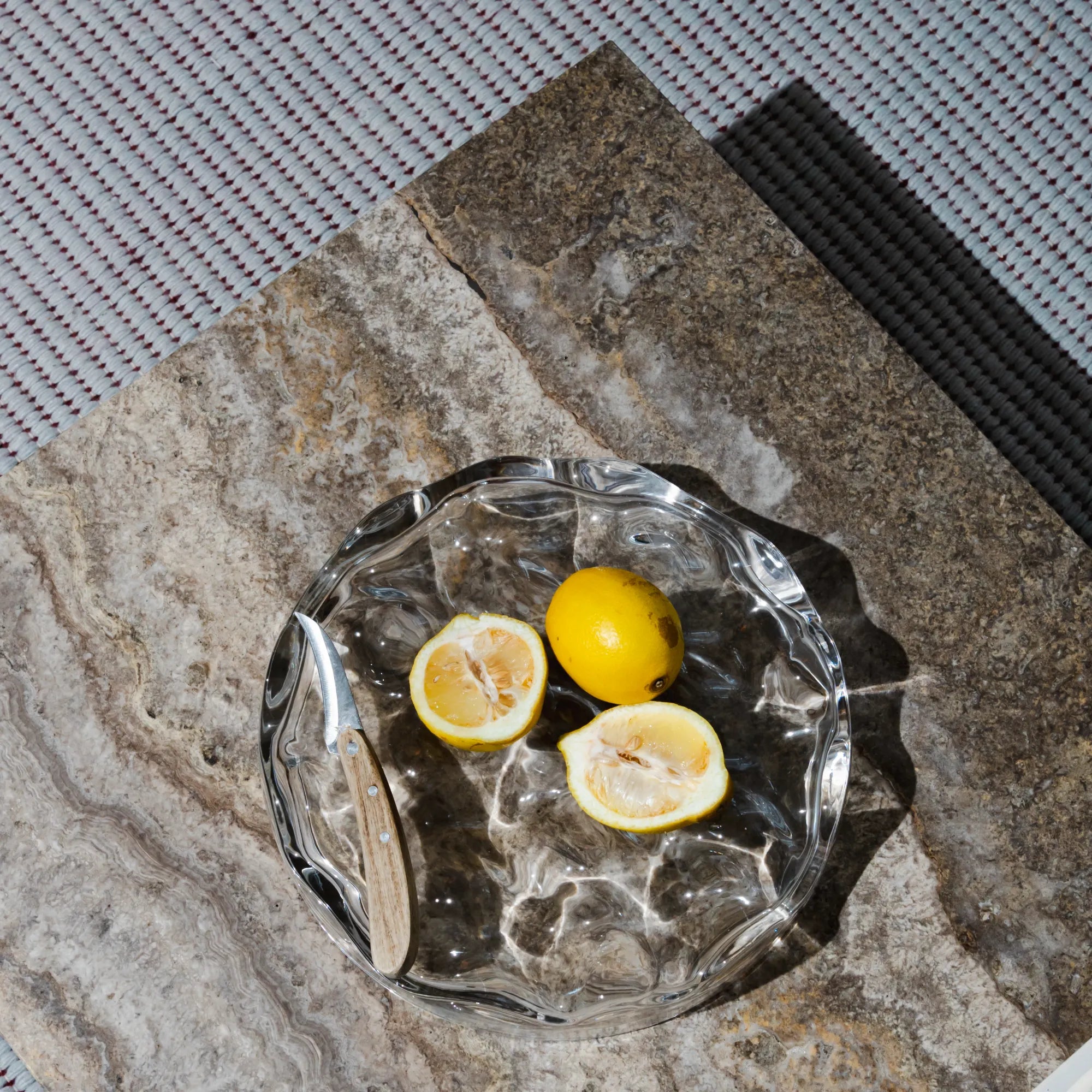 Coastal Coffee Table with Weathered Driftwood Finish and Seashell Accents